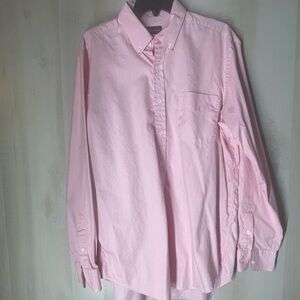 Ralph Lauren purple label men’s pink, long sleeve button-down shirt Italy large